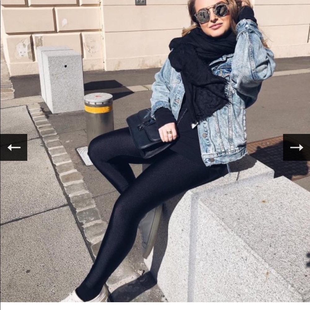 American Apparel Nylon Tricot Shiny Legging XS - Picture 3 of 8